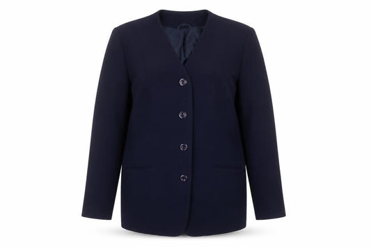 Bon Marchè Women's Blue Suit Jacket Size 16