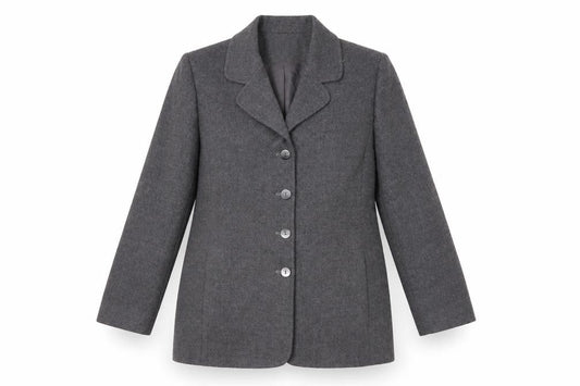 Eastex Grey Wool Blazer Women's Size 14 Classic Fit