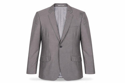 Fellini Men's Grey Blazer 42L Formal Single-Breasted