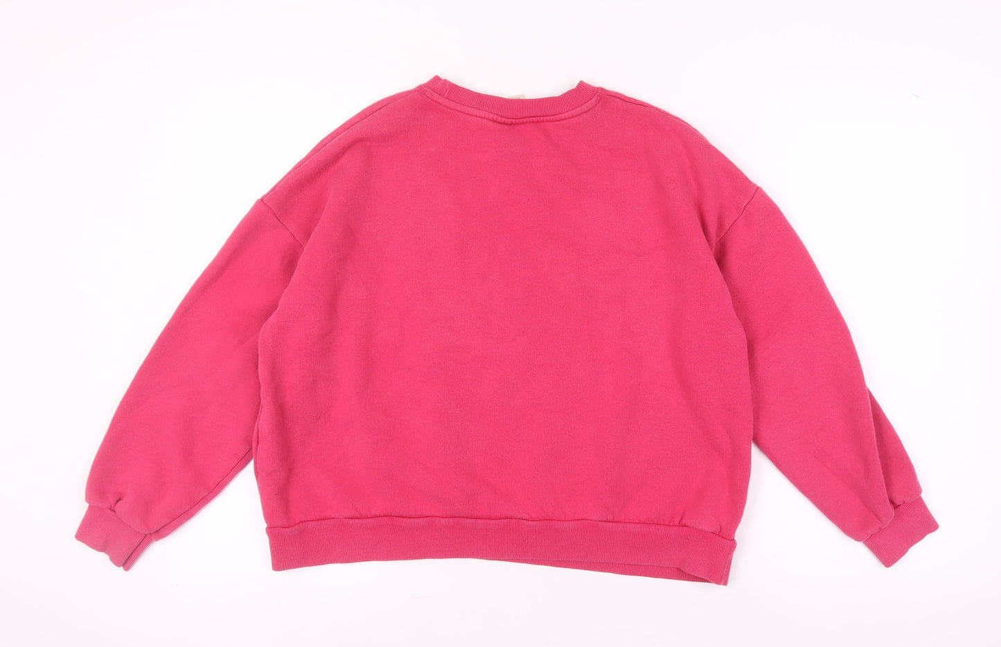 Pull&Bear Women’s Pink Pullover Sweatshirt M