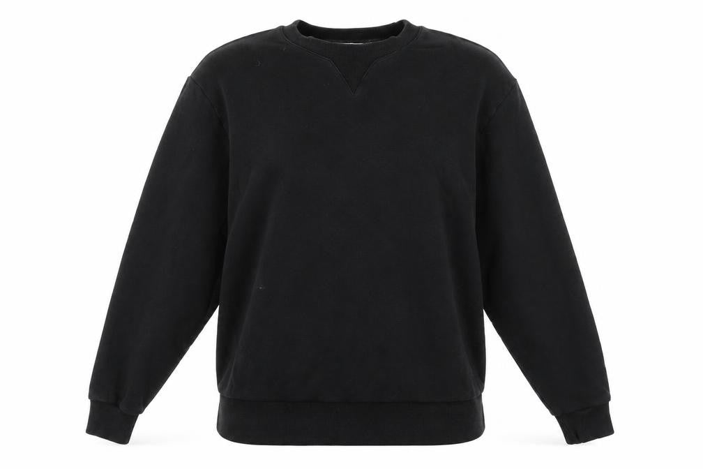 Collusion Unisex Black Crew Neck Sweatshirt S