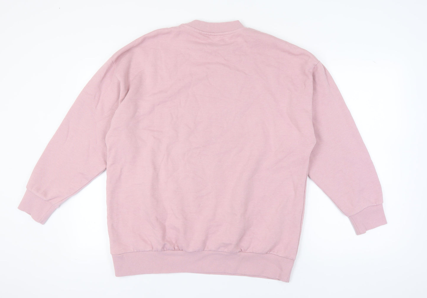 ASOS DESIGN Women's Pink Graphic Print Sweatshirt S