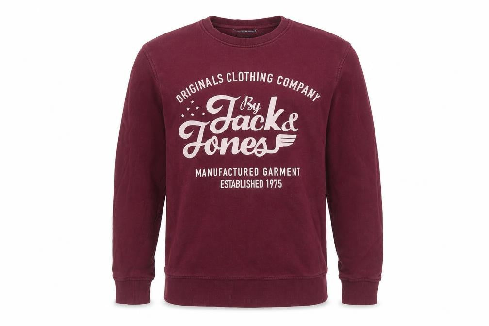 Jack & Jones Men's Red Pullover Sweatshirt S