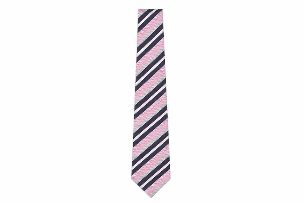 Daniel Hechter Pink Striped Silk Men's Tie