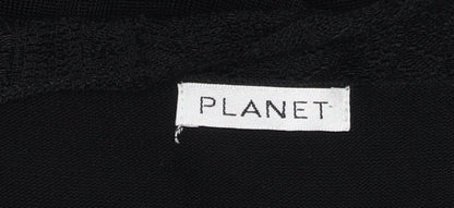 Planet Women's Black XS Cardigan V-Neck