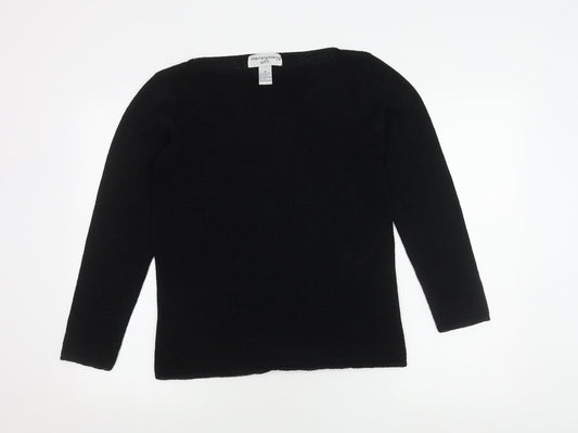 Bloomingdale's Y.E.S. Women's Black Pullover Jumper M