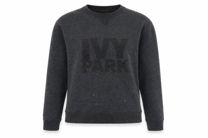 Front view of Ivy Park Women's Grey Sweatshirt Medium Pullover