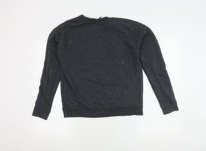 Back view of Ivy Park Women's Grey Sweatshirt Medium Pullover