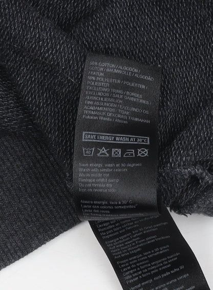 Brand and care label for Ivy Park Women's Grey Sweatshirt Medium Pullover