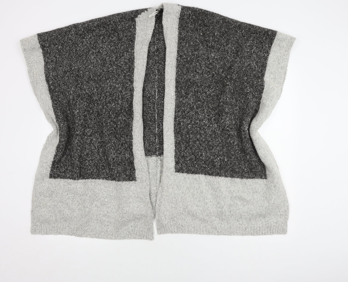 Roman Women's Grey Cape Jumper Sleeveless Knit S