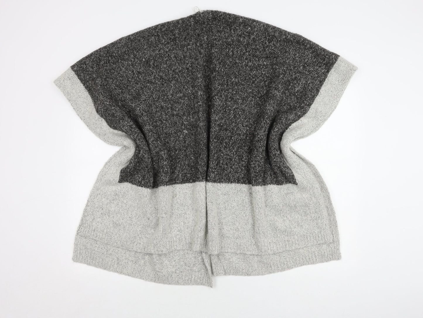 Roman Women's Grey Cape Jumper Sleeveless Knit S