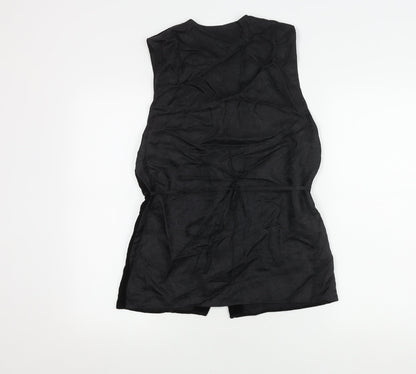 Marks & Spencer Women's Black Sleeveless Blouse