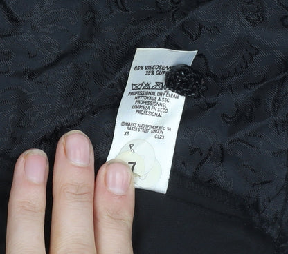 Marks & Spencer Women's Black Sleeveless Blouse