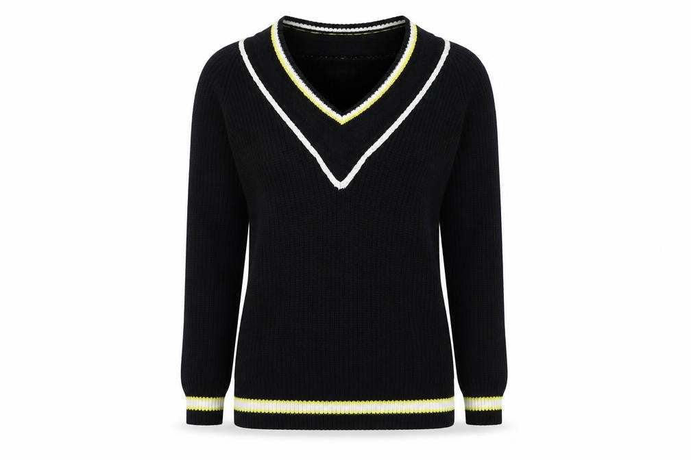 Next Women's Black V-Neck Pullover Jumper Size 6