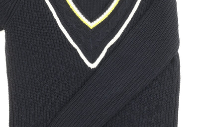 Next Women's Black V-Neck Pullover Jumper Size 6