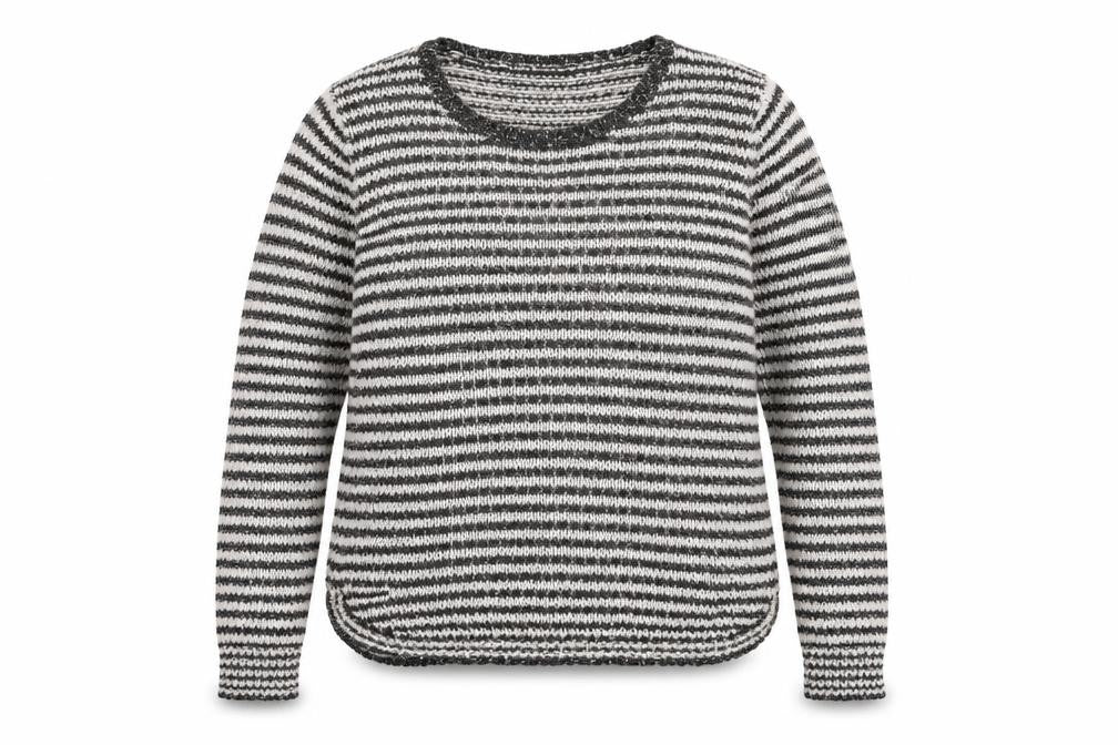 Marks & Spencer Women's Pink Striped Jumper, Size 14