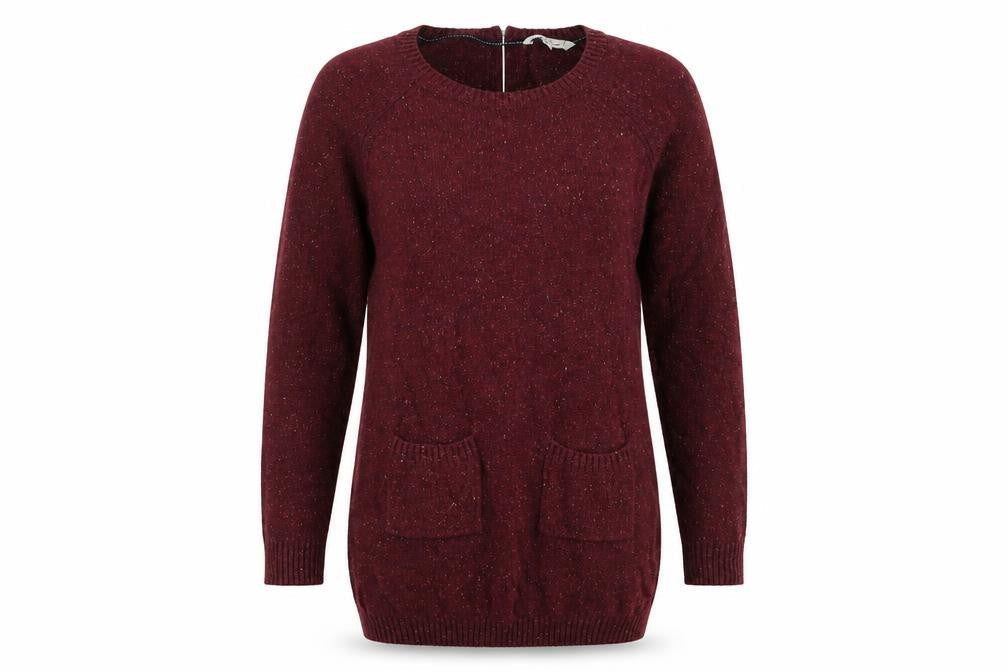 Fat Face Women's Purple Knit Pullover Jumper Size 10