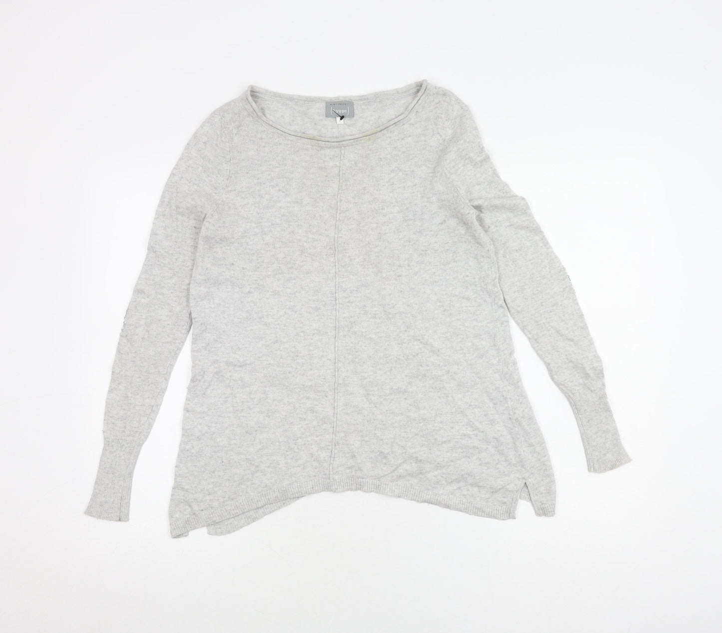 Mint Velvet Women’s Grey Jumper with Sequin Accents