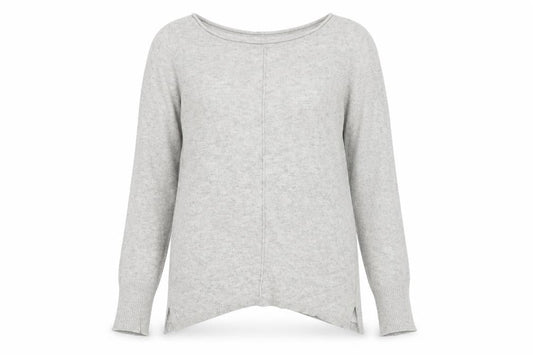Mint Velvet Women’s Grey Jumper with Sequin Accents