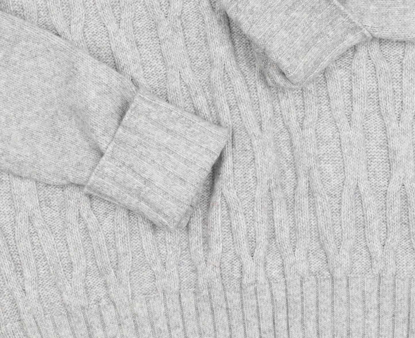 Marks and Spencer Women’s Grey Cable-Knit Jumper, S