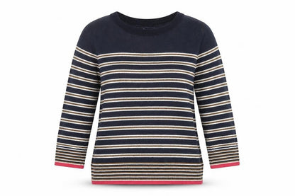 Next Women's Multicoloured Striped Pullover Jumper