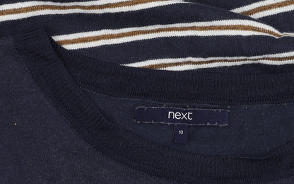 Next Women's Multicoloured Striped Pullover Jumper