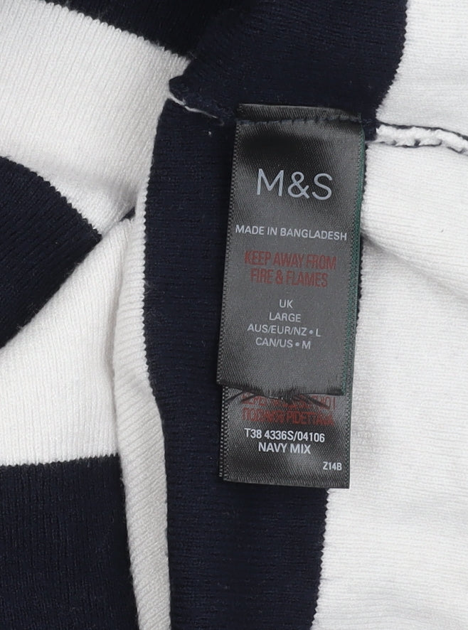 Marks and Spencer Women's Multicoloured Striped Jumper