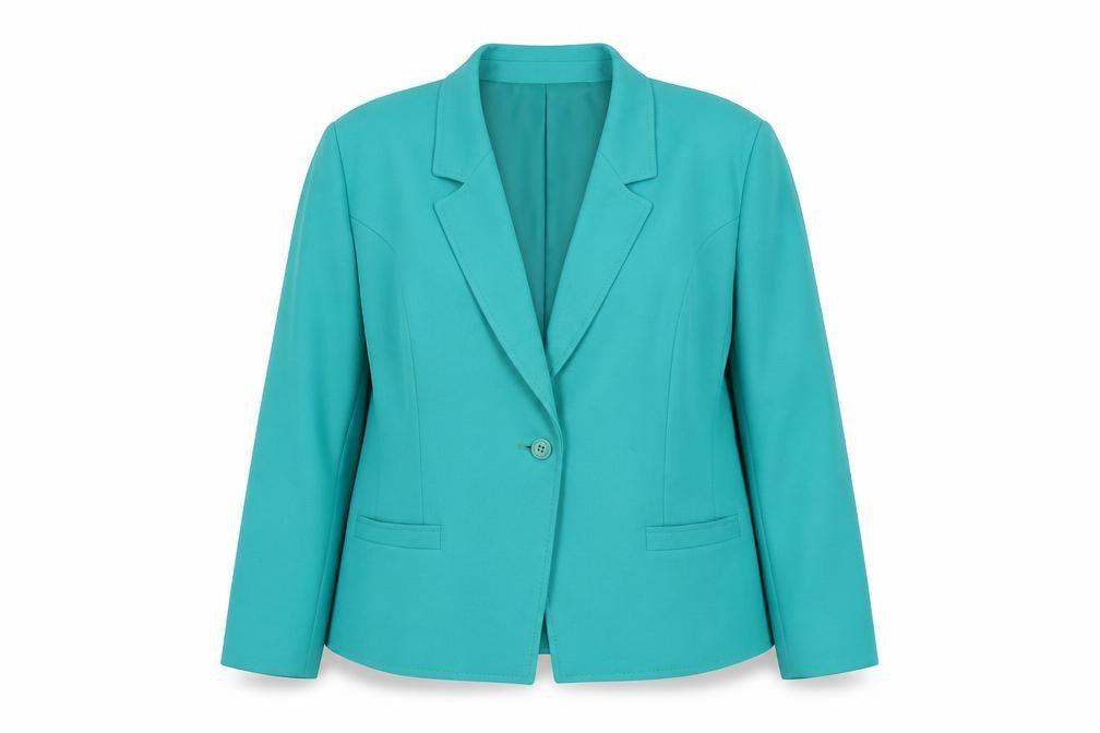 Eastex Women's Green Blazer Size 18 Regular Fit