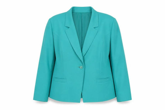 Eastex Women's Green Blazer Size 18 Regular Fit