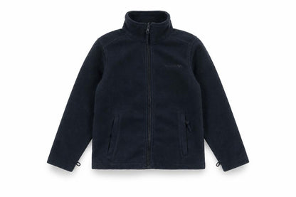 Front view of Trespass boys’ black fleece jacket 6 years - casual all seasons
