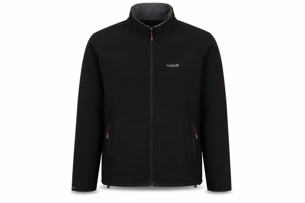 Regatta Men's Black Softshell Jacket S Water Repellent