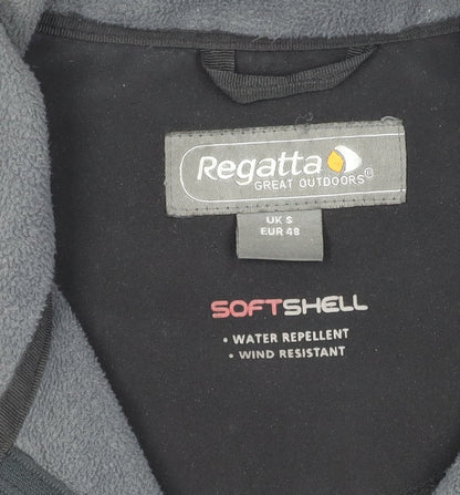 Regatta Men's Black Softshell Jacket S Water Repellent