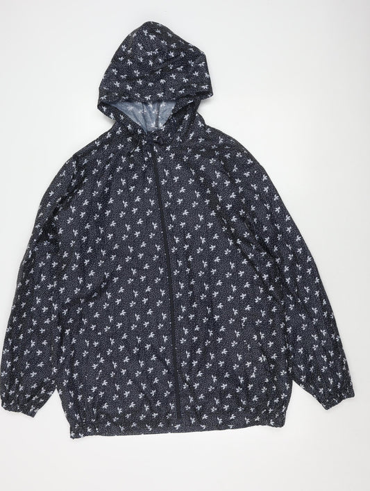 Arctic Storm Women's Black Floral Puffer Jacket M
