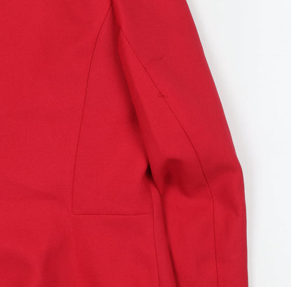 Eastex Women's Red Blazer, Size 16, Lined, Polyester