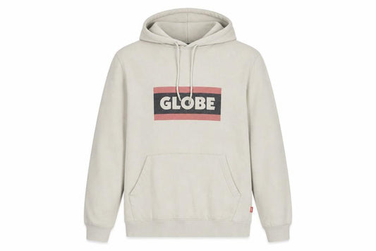 Globe Men's Beige Pullover Hoodie XS Logo Skateboarding