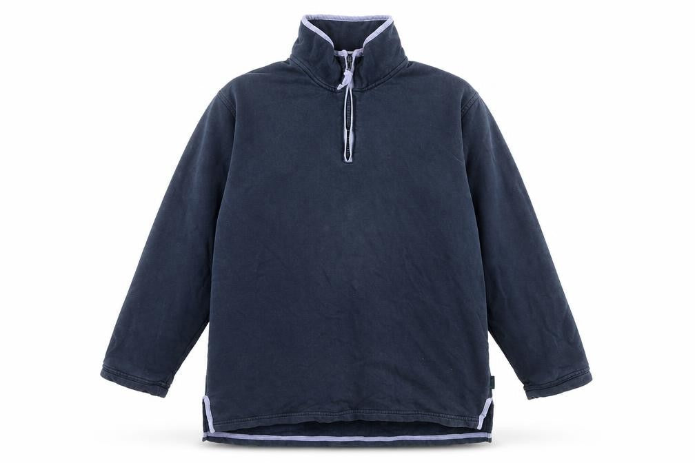 Boden Unisex Adults Navy Long Sleeve Pullover Hoodie M
