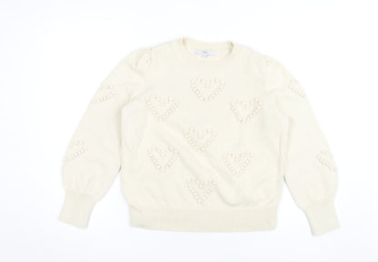 Next Women’s Ivory Pullover Jumper, Size M