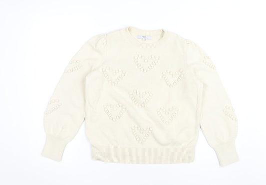 Next Women’s Ivory Pullover Jumper, Size M