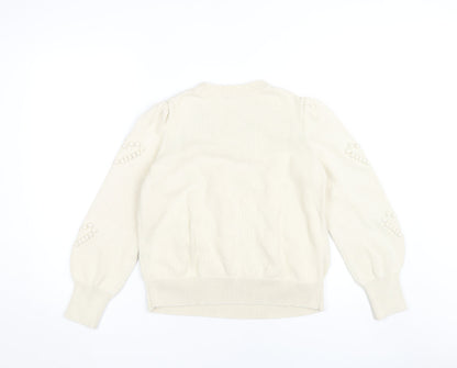 Next Women’s Ivory Pullover Jumper, Size M