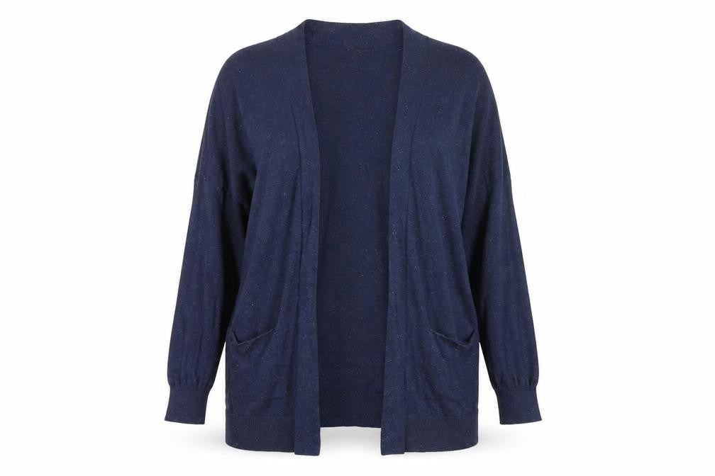 Mango Women's Blue Long Sleeve Cardigan Size 10