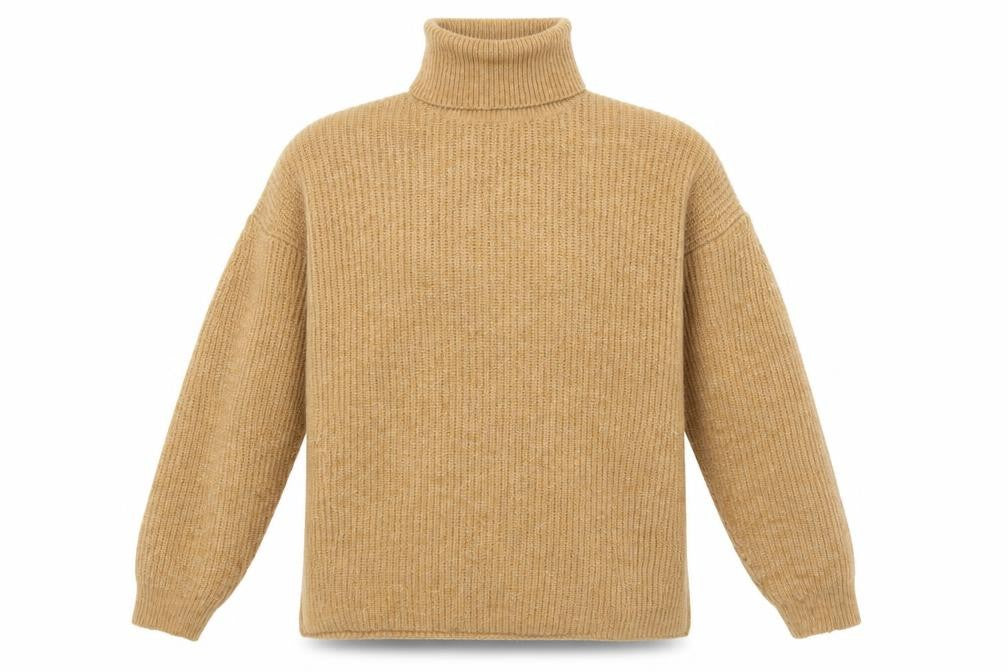 Friends Like These Women's L Beige Roll Neck Pullover