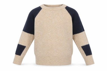 Reiss Boys Beige Crew Neck Jumper 7-8 Years