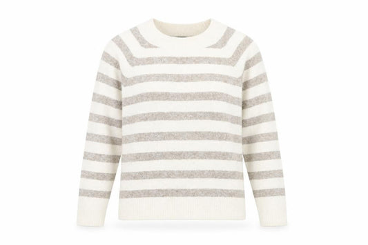Vero Moda Women's Beige Striped Pullover Jumper XS