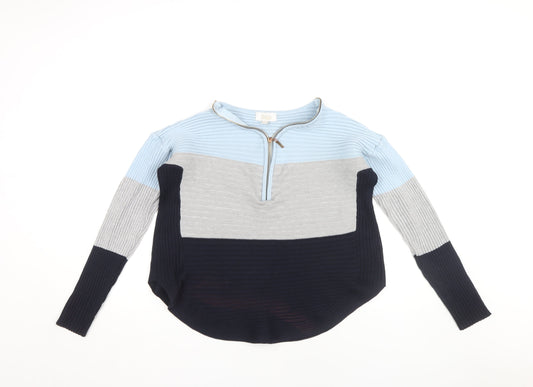 Stella Morgan Women’s Multicoloured Striped Jumper - Size 12