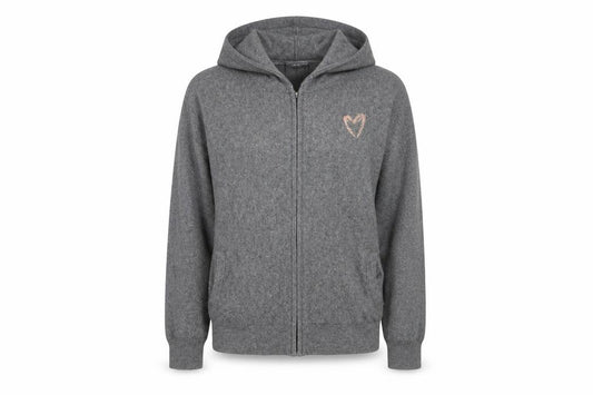 Mint Velvet Women's Grey Full Zip Hoodie Size 10