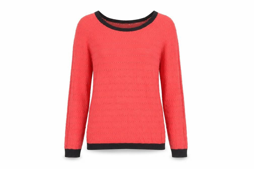 Oasis Women's Red Pullover Jumper, XS, Cotton Blend