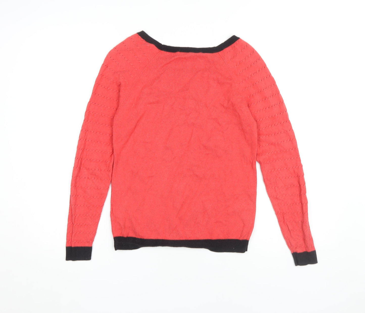 Oasis Women's Red Pullover Jumper, XS, Cotton Blend