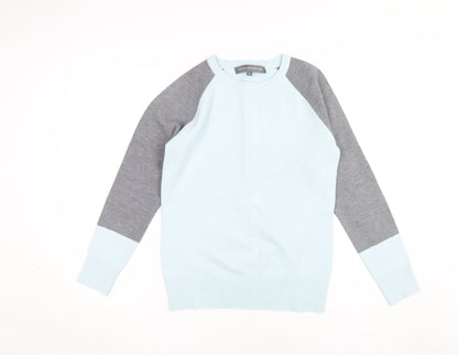Additional front view of French Connection Men’s Blue Grey jumper S
