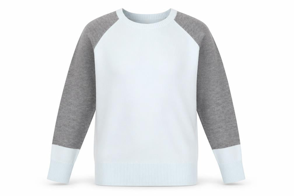 French Connection Men’s Blue Grey Pullover Jumper S