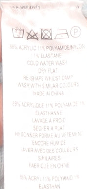 Brand and care label for French Connection Men’s Blue Grey jumper S